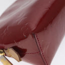 LOUIS VUITTON Vernis Pochette Cosmetic Pouch Pomme D'amour M91496 LV Auth 127419-9