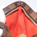 LOUIS VUITTON Damier Ebene Manosque GM Accessory Pouch N51120 LV Auth 127420-18