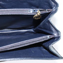 CELINE C Sulky Shoulder Bag Canvas Brown Gold Auth 127423-18