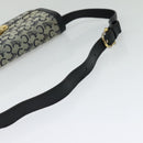 CELINE C Sulky Shoulder Bag Canvas Brown Gold Auth 127423-7