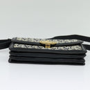 CELINE C Sulky Shoulder Bag Canvas Brown Gold Auth 127423-9