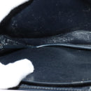 Christian Dior Trotter Canvas Shoulder Bag Navy Gold Auth 127425-18