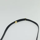 Christian Dior Trotter Canvas Shoulder Bag Navy Gold Auth 127425-8