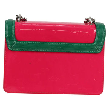 LOUIS VUITTON Vernis Winewood PM Shoulder Bag Rose Pop M90443 LV Auth 127441M - 0