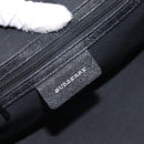 BURBERRY Nova Check Hand Bag Canvas Beige Silver Auth 127448-11