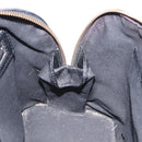 BURBERRY Nova Check Hand Bag Canvas Beige Silver Auth 127448-18