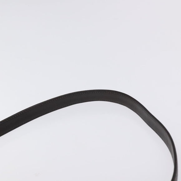 Christian Dior Trotter Canvas Shoulder Bag Brown Gold Auth 127452