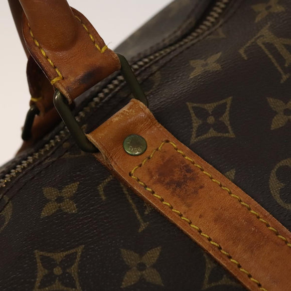 LOUIS VUITTON Monogram Keepall Bandouliere 55 Boston Bag M41414 LV Auth 127459
