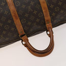 LOUIS VUITTON Monogram Keepall Bandouliere 55 Boston Bag M41414 LV Auth 127459-7