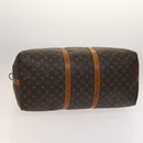 LOUIS VUITTON Monogram Keepall Bandouliere 55 Boston Bag M41414 LV Auth 127459-5