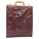 LOUIS VUITTON Monogram Vernis Stanton Tote Bag Purple Viole M91079 Auth 127464-1