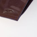 LOUIS VUITTON Monogram Vernis Stanton Tote Bag Purple Viole M91079 Auth 127464-15