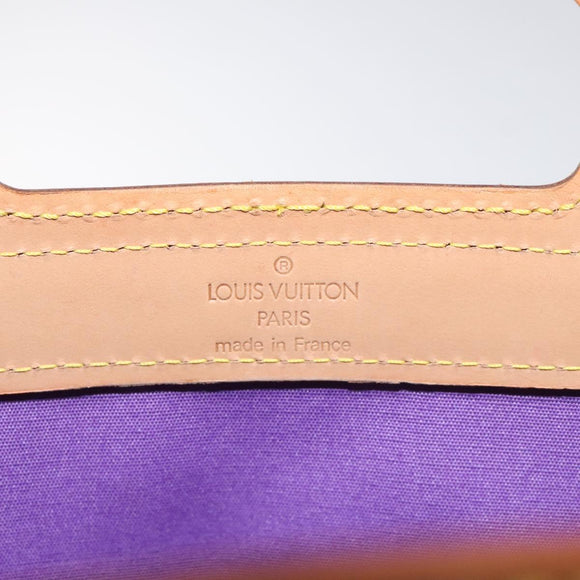 LOUIS VUITTON Monogram Vernis Stanton Tote Bag Purple Viole M91079 Auth 127464