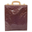 LOUIS VUITTON Monogram Vernis Stanton Tote Bag Purple Viole M91079 Auth 127464-13