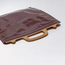 LOUIS VUITTON Monogram Vernis Stanton Tote Bag Purple Viole M91079 Auth 127464-6