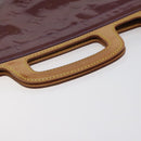 LOUIS VUITTON Monogram Vernis Stanton Tote Bag Purple Viole M91079 Auth 127464-7