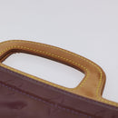 LOUIS VUITTON Monogram Vernis Stanton Tote Bag Purple Viole M91079 Auth 127464-8