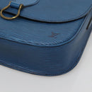 LOUIS VUITTON Epi Saint Cloud GM Shoulder Bag Toledo Blue M52195 LV Auth 127467-15