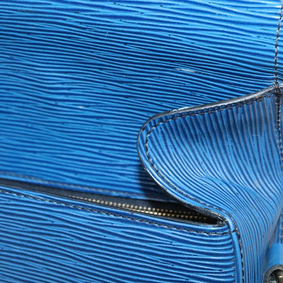 LOUIS VUITTON Epi Saint Cloud GM Shoulder Bag Toledo Blue M52195 LV Auth 127467