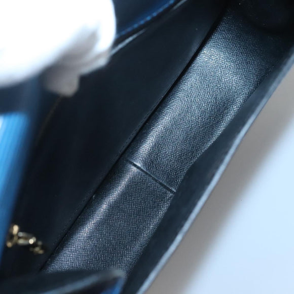 LOUIS VUITTON Epi Saint Cloud GM Shoulder Bag Toledo Blue M52195 LV Auth 127467