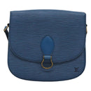 LOUIS VUITTON Epi Saint Cloud GM Shoulder Bag Toledo Blue M52195 LV Auth 127467-13