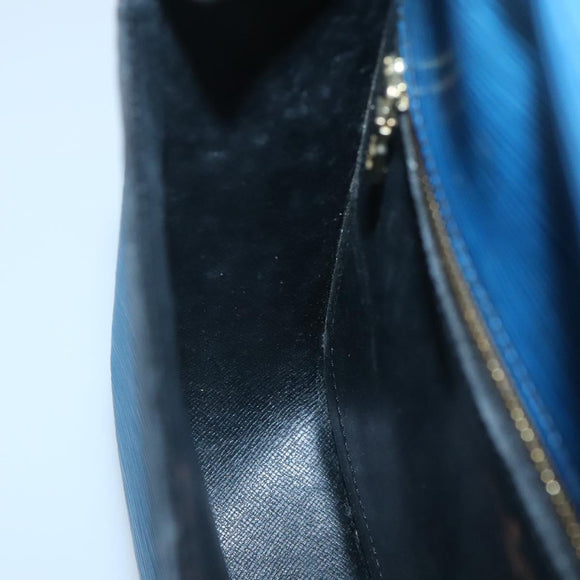 LOUIS VUITTON Epi Saint Cloud GM Shoulder Bag Toledo Blue M52195 LV Auth 127467