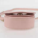 Salvatore Ferragamo Gancini Shoulder Bag Leather Pink Gold Auth 127475M-5