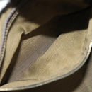 FENDI Zucca Canvas Hand Bag 2way Black Brown gold Auth 127476-25