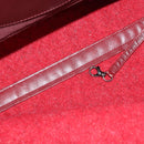 CHANEL Matelasse Chain Shoulder Bag Wool 2way Red CC Auth 127480-11