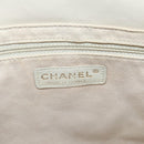CHANEL Camelia Shoulder Bag Leather Ivory CC Auth 127482-14