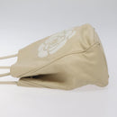 CHANEL Camelia Shoulder Bag Leather Ivory CC Auth 127482-5