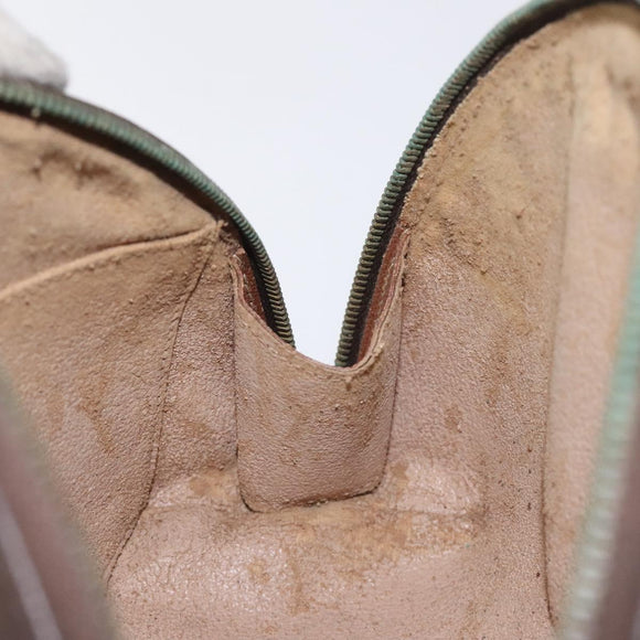 LOUIS VUITTON Monogram Trousse Demi Ronde Cosmetic Pouch M47520 LV Auth 127488