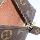 LOUIS VUITTON Monogram Trousse Demi Ronde Cosmetic Pouch M47520 LV Auth 127488-12