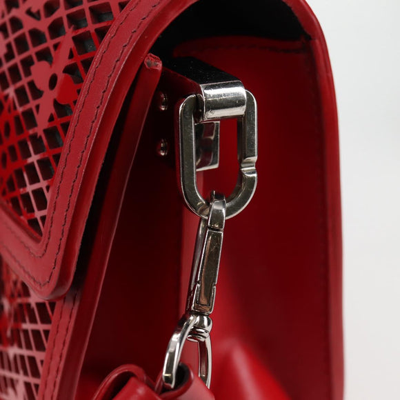 LOUIS VUITTON Monogram Lace Dauphine Mini Shoulder Bag Red M20359 Auth 127494SM