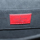 LOUIS VUITTON Monogram Lace Dauphine Mini Shoulder Bag Red M20359 Auth 127494SM-10