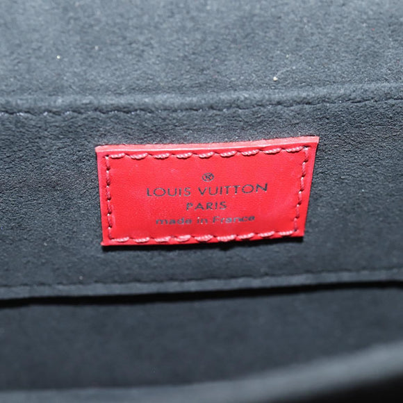 LOUIS VUITTON Monogram Lace Dauphine Mini Shoulder Bag Red M20359 Auth 127494SM