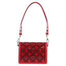 LOUIS VUITTON Monogram Lace Dauphine Mini Shoulder Bag Red M20359 Auth 127494M-2