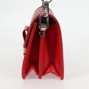 LOUIS VUITTON Monogram Lace Dauphine Mini Shoulder Bag Red M20359 Auth 127494M-3