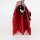 LOUIS VUITTON Monogram Lace Dauphine Mini Shoulder Bag Red M20359 Auth 127494M-4