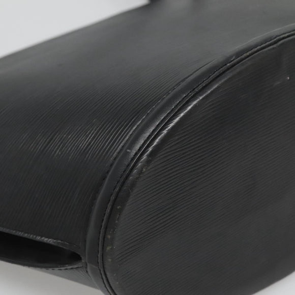 LOUIS VUITTON Epi Saint Jacques Shopping Shoulder Bag Black M52262 Auth 127498