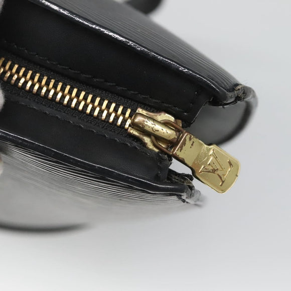 LOUIS VUITTON Epi Saint Jacques Shopping Shoulder Bag Black M52262 Auth 127498