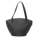 LOUIS VUITTON Epi Saint Jacques Shopping Shoulder Bag Black M52262 Auth 127498-13