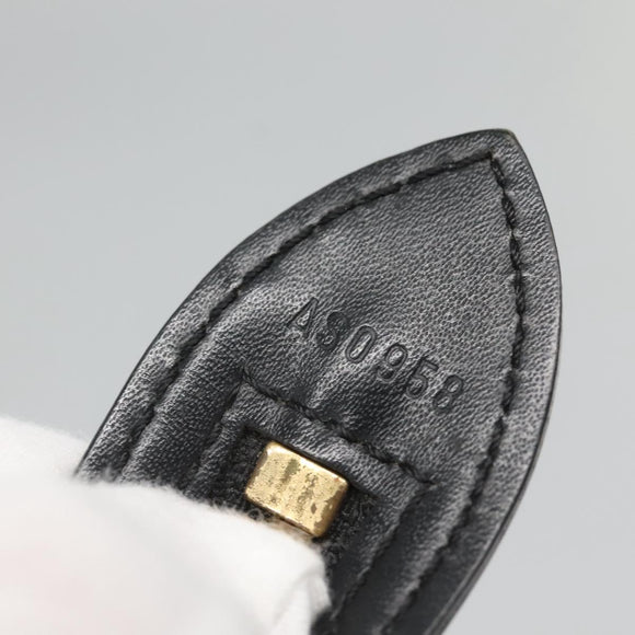 LOUIS VUITTON Epi Saint Jacques Shopping Shoulder Bag Black M52262 Auth 127498