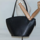 LOUIS VUITTON Epi Saint Jacques Shopping Shoulder Bag Black M52262 Auth 127498-21