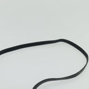 Christian Dior Trotter Canvas Shoulder Bag Navy Gold Auth 127500-8