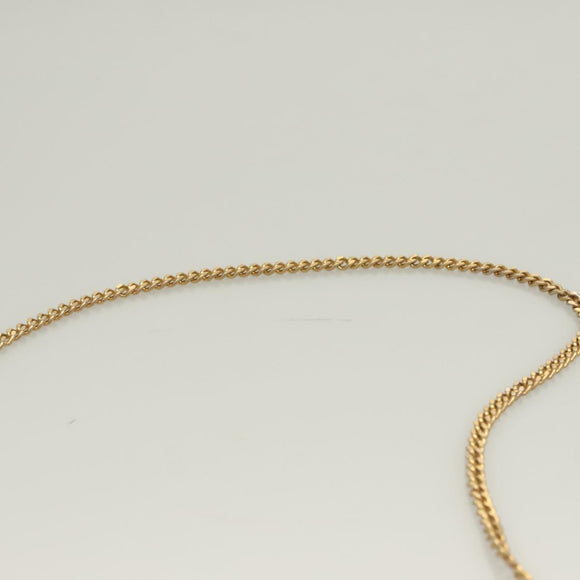 Christian Dior Trotter Canvas Chain Shoulder Bag Red Gold Auth 127501