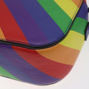 BALENCIAGA Shoulder Bag Leather Rainbow Auth 127502-16