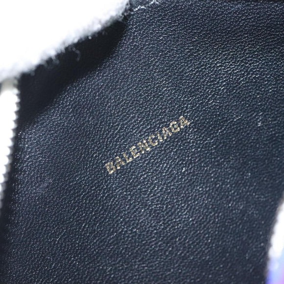 BALENCIAGA Shoulder Bag Leather Rainbow Auth 127502