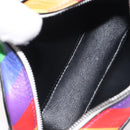 BALENCIAGA Shoulder Bag Leather Rainbow Auth 127502-11