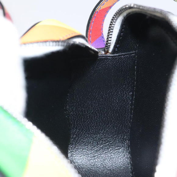 BALENCIAGA Shoulder Bag Leather Rainbow Auth 127502